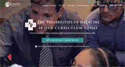 Desktop Screenshot of empiremedicaltraining.com